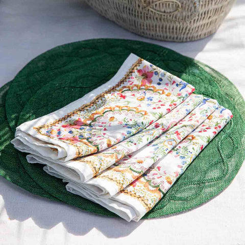 Tuileries Garden Placemat Set/4 - Basil