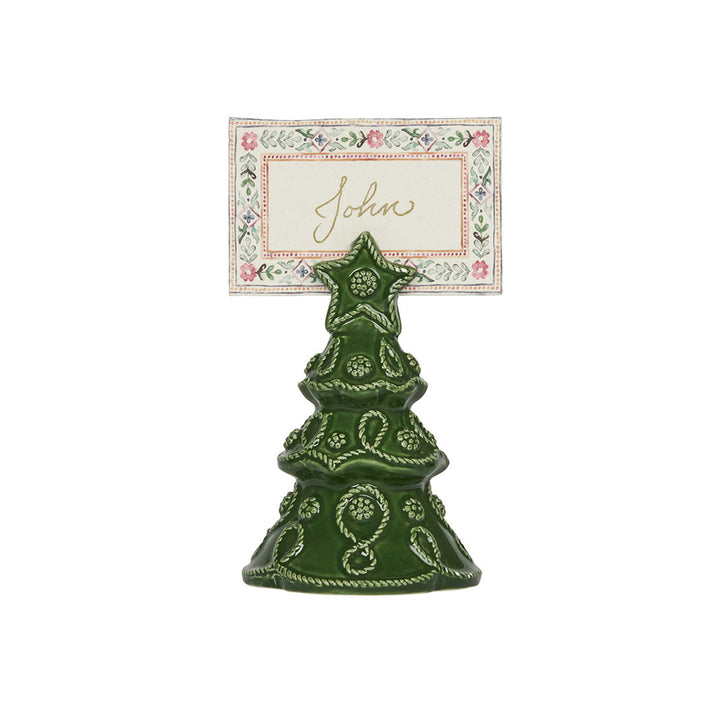 Berry &amp; Thread Tree Place Card Holder Set/4 - Basil