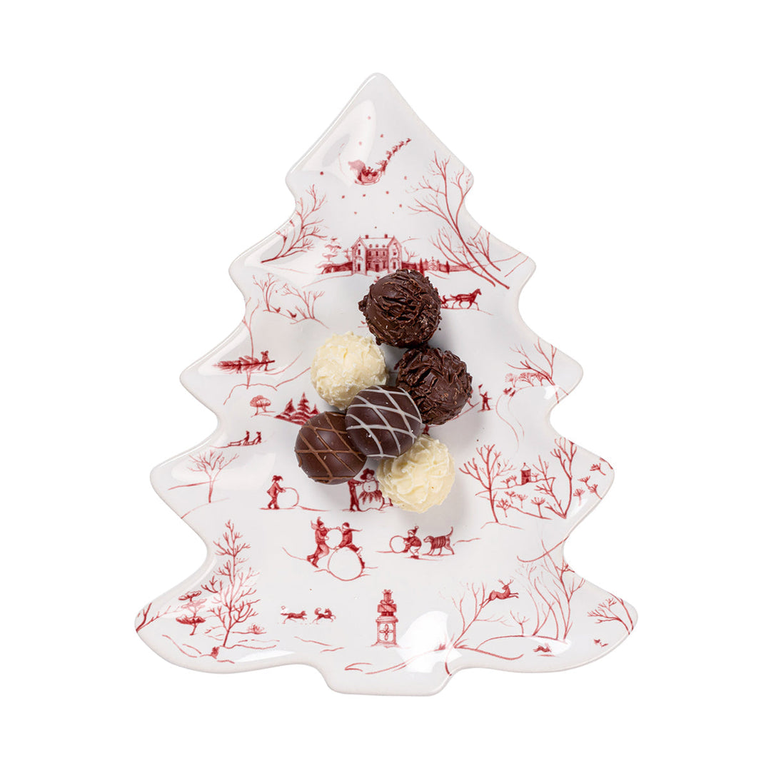 Country Estate Winter Frolic 10" Tree Tray