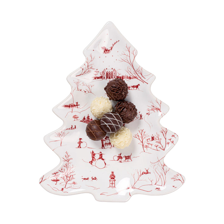 Country Estate Winter Frolic 10" Tree Tray