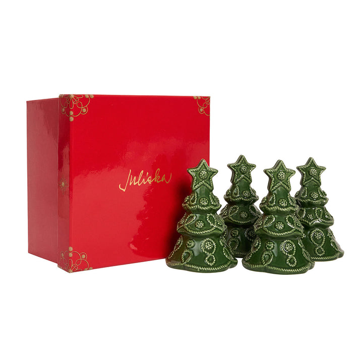 Berry &amp; Thread Tree Place Card Holder Set/4 - Basil