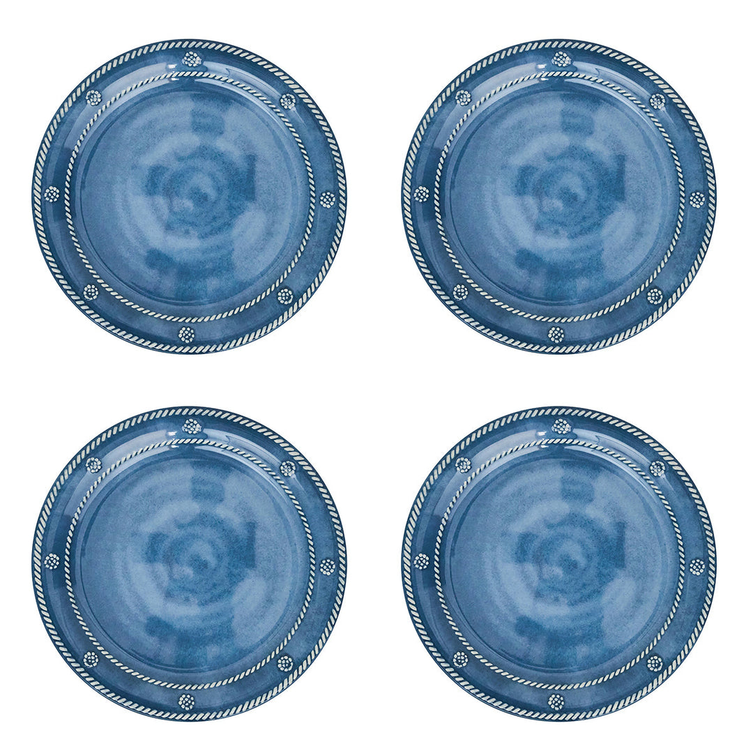 Berry &amp; Thread Melamine Dessert/Salad Plate Set/4