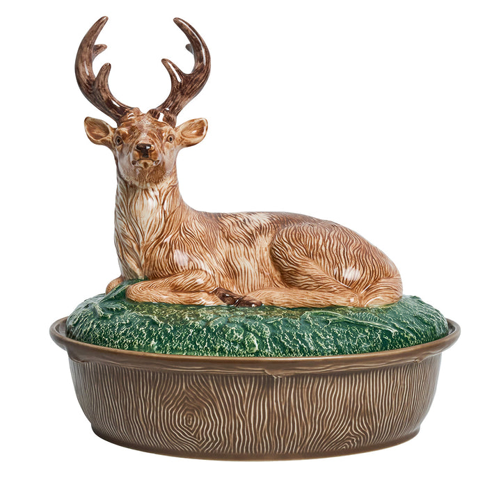 Forest Walk Stag Baker with Lid - Multi