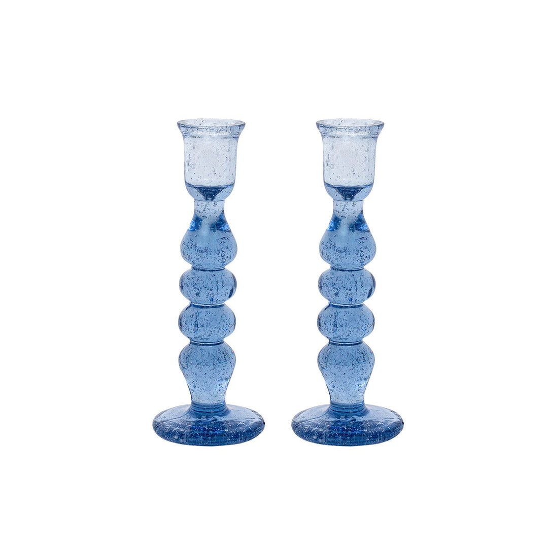Provence 7" Candlestick Set/2 - Chambray