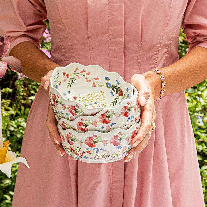 Sofia Cereal/Ice Cream Bowl - Multi