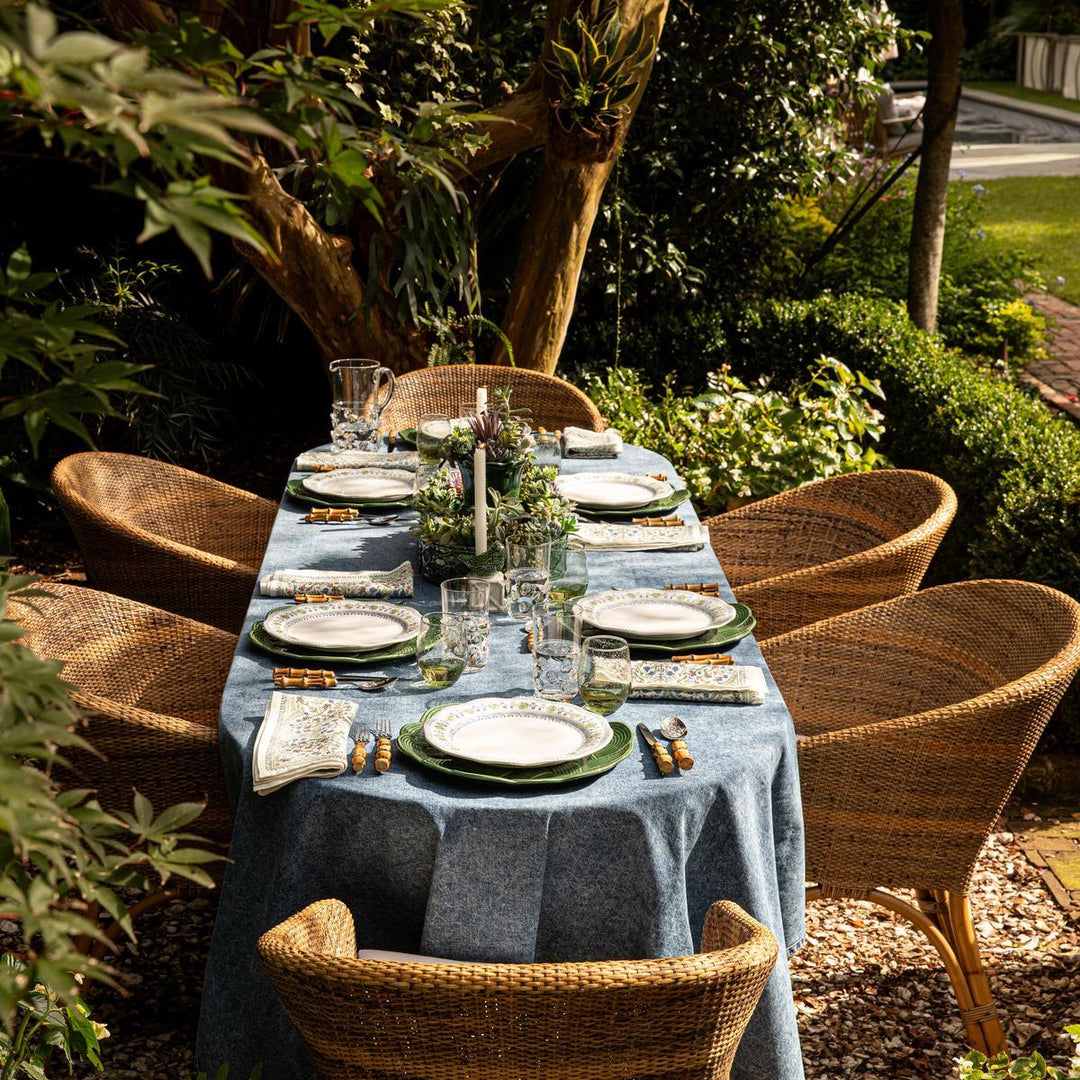 Denim 60" x 120" Tablecloth - Blue