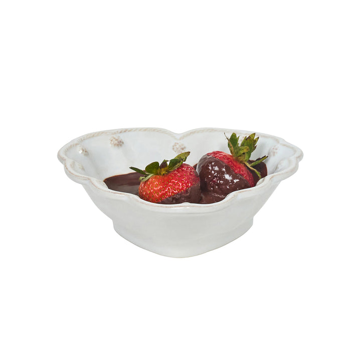 Berry &amp; Thread 6.5" Heart Bowl - Whitewash