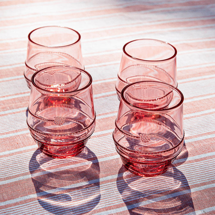Amalia Acrylic Small Tumbler - Coral