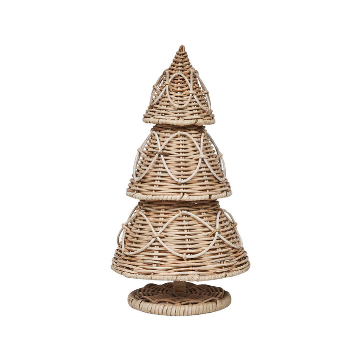 Provence Rattan 16" Tree - Whitewash