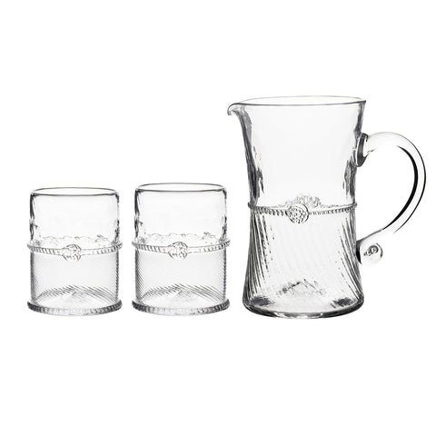Graham Glass Bar Pitcher and Double Old Fashioned Set/3pc