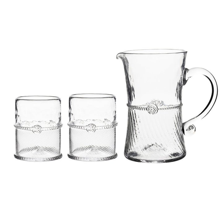 Graham Glass Bar Pitcher and Double Old Fashioned Set/3pc