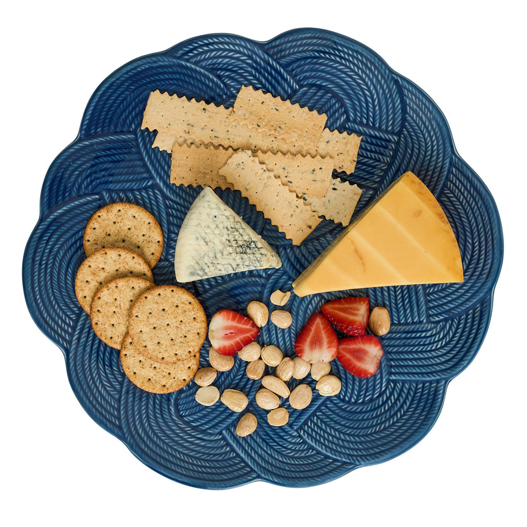 Le Panier Mystic Knot Charger/Platter - Denim