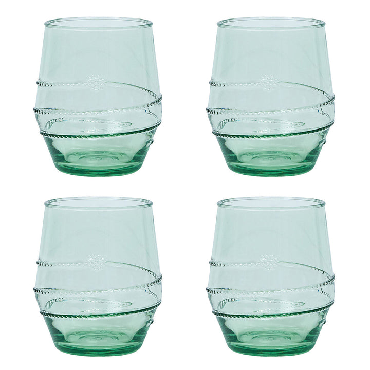 Amalia Acrylic Small Tumbler Set/4 - Seagrass