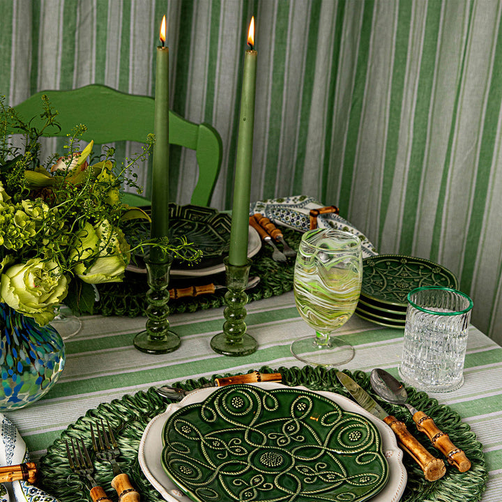 Provence 5" Candlestick Set/2 - Basil