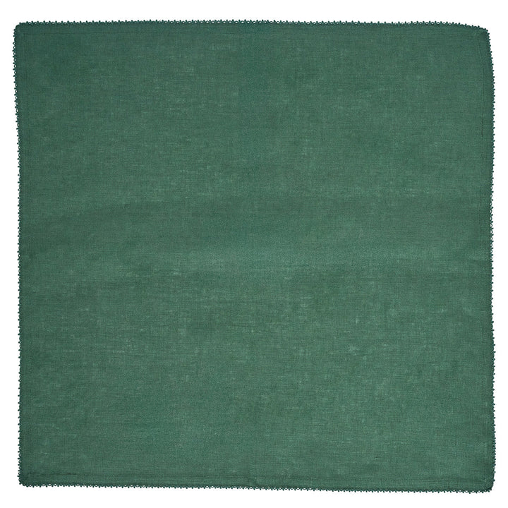 Berry Scallop Napkin Set/4 - Evergreen