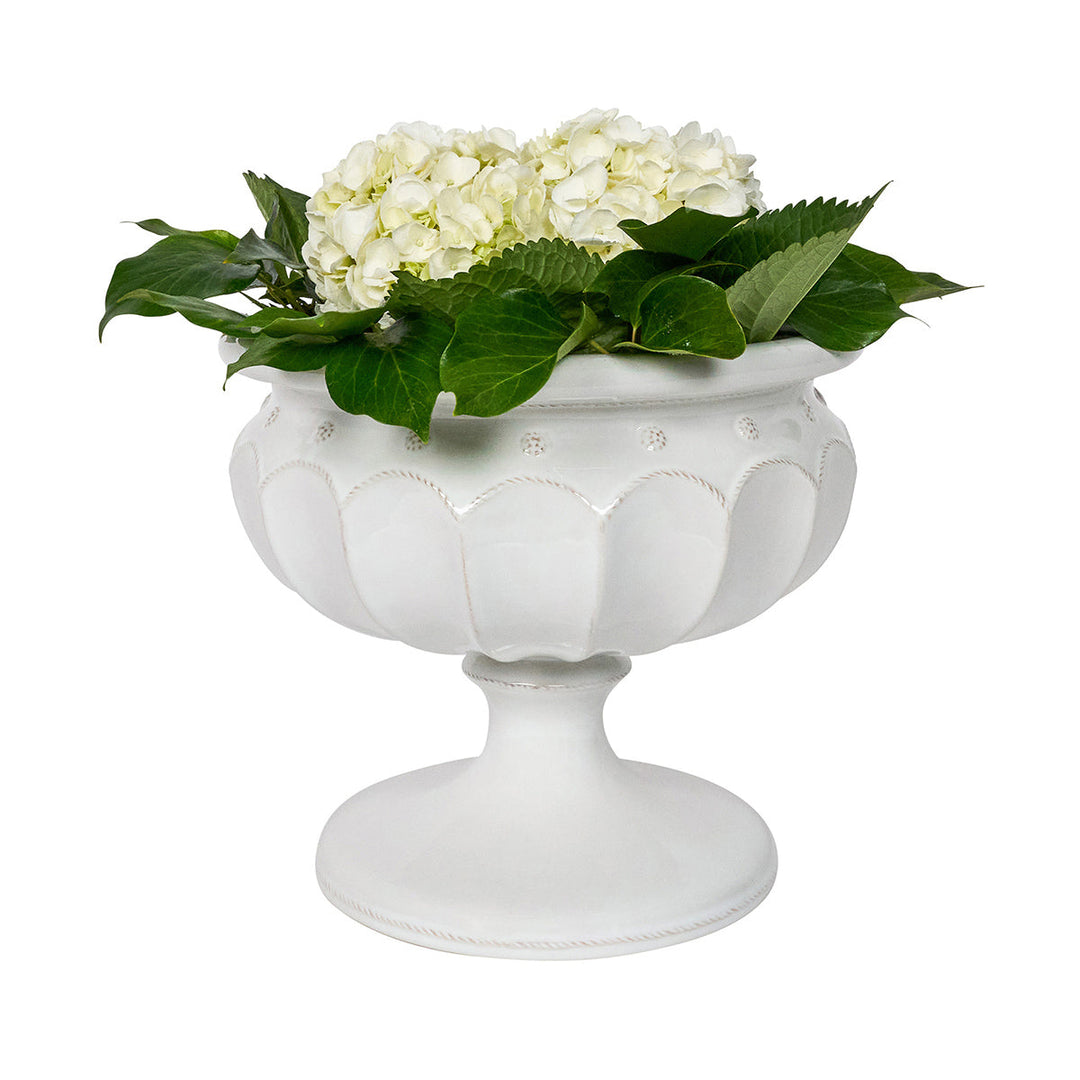 Berry &amp; Thread Large Decorative Urn - Whitewash