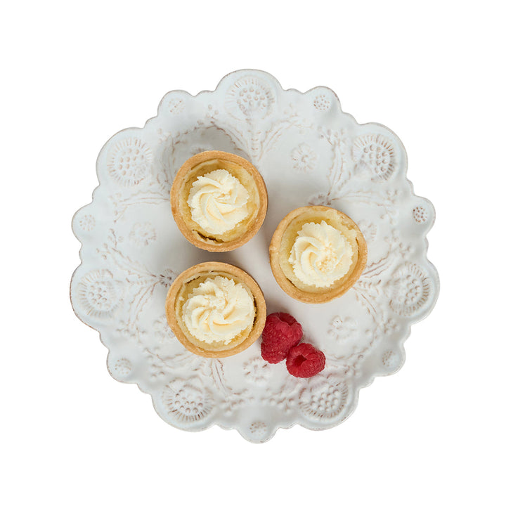 Berry &amp; Thread Thistle Dessert/Salad Plate - Whitewash