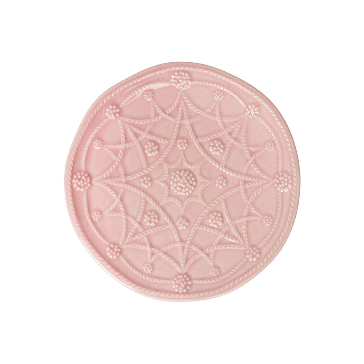 Jardins Du Monde Side/Cocktail Plate Assorted Set/4 - Blush