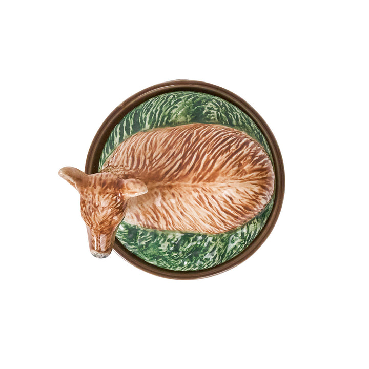 Forest Walk Deer Bowl with Lid - Multi