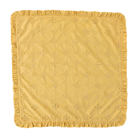 Eyelet Napkin Set/4 - Sunflower