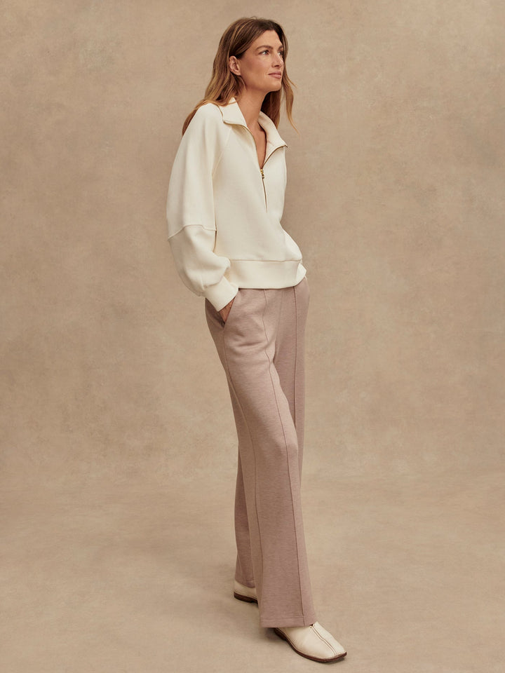 Milano Half Zip Sweat (Ivory)