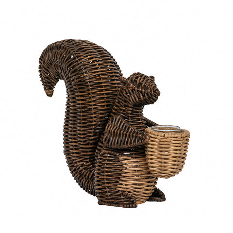 Devon Willow Squirrel Flameless Candle Holder