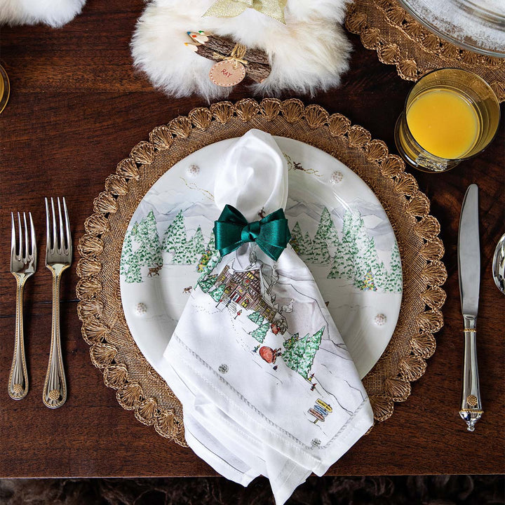 Berry &amp; Thread North Pole Napkin Set/4 - Multi
