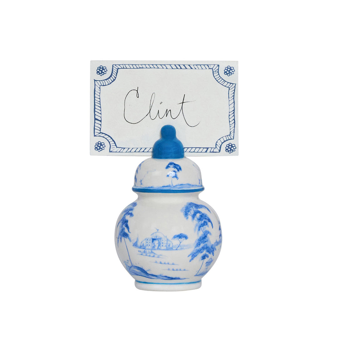Berry &amp; Thread Place Card Set/12 - Chambray