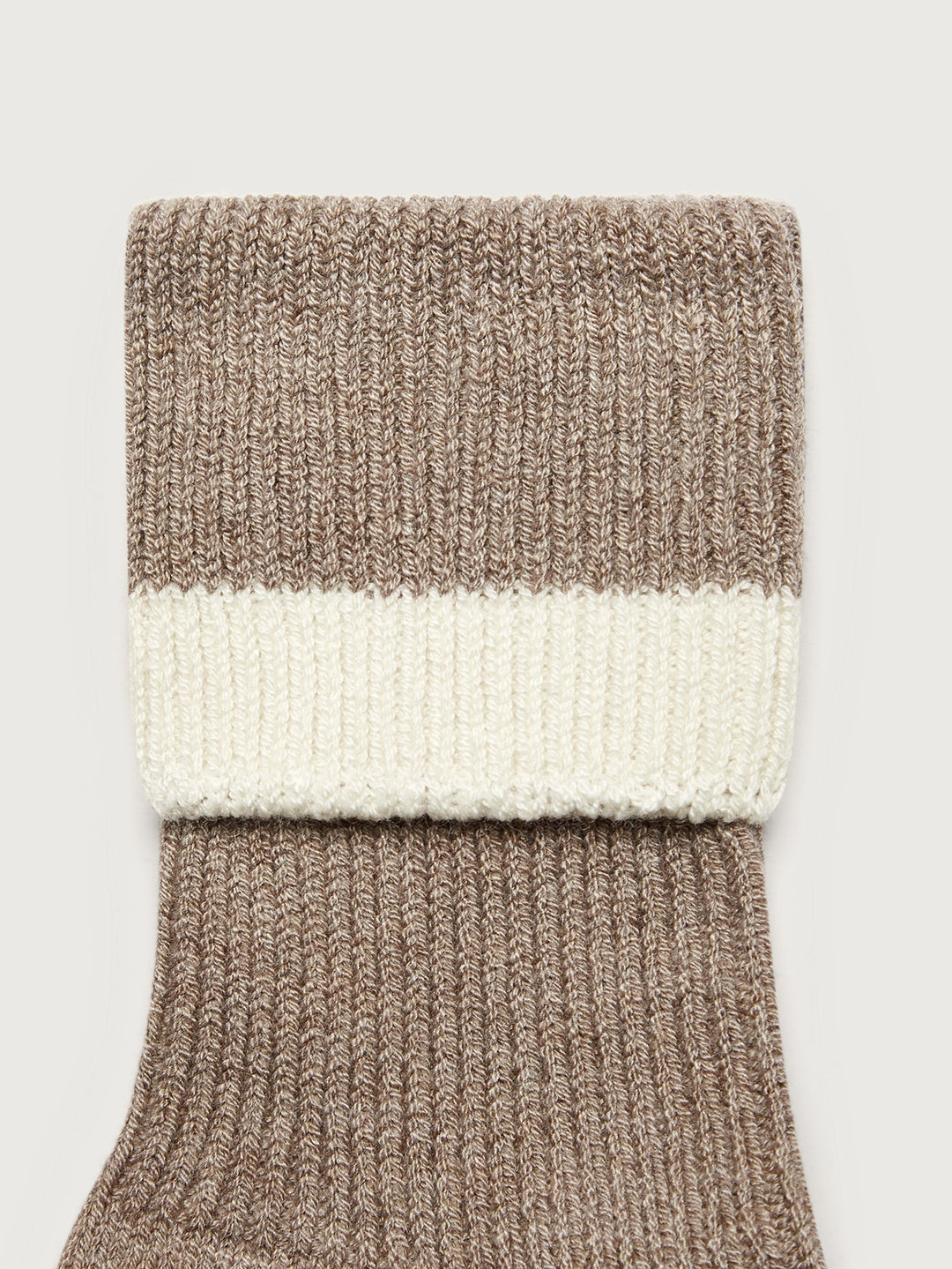Kerry Plush Roll Top Sock (Egret/ Sandmarl)