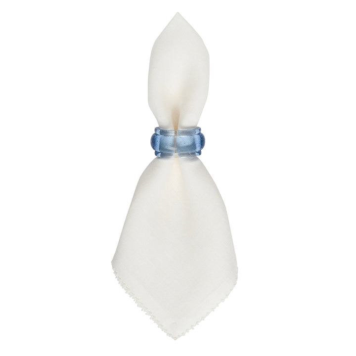 Provence Napkin Ring Set/4 - Chambray