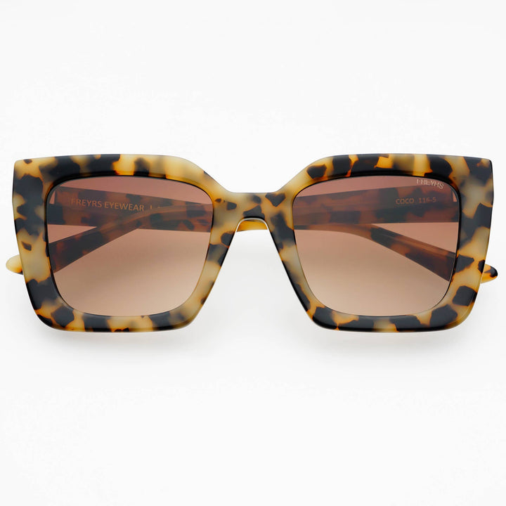 Coco Acetate Womens Square Sunglasses