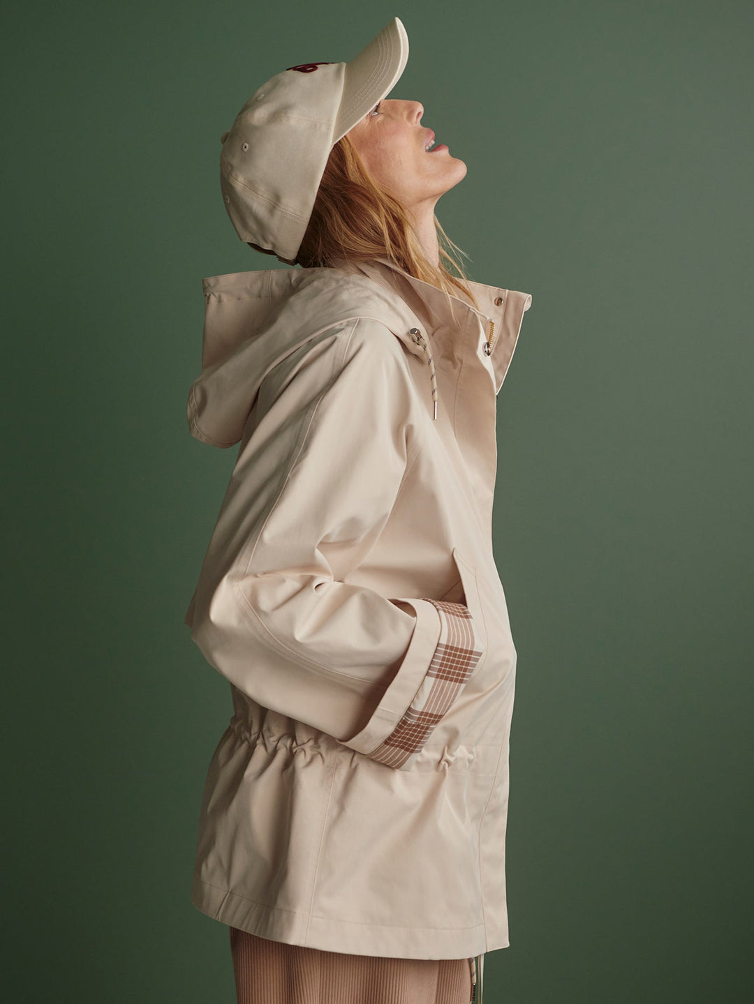 Etta Short Rain Jacket (Birch)