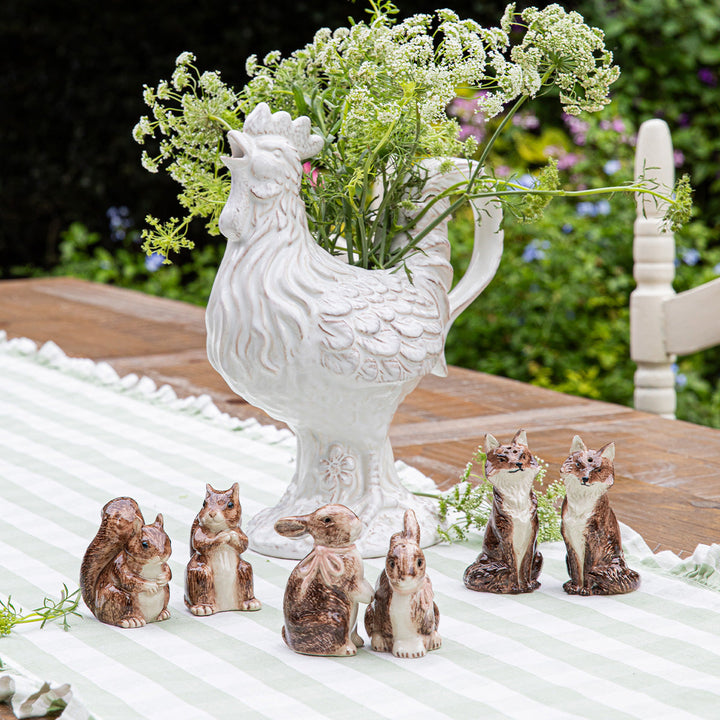 Clever Creatures Bunny Salt and Pepper Set/2pc - Napoleon &amp; Josephine - Multi