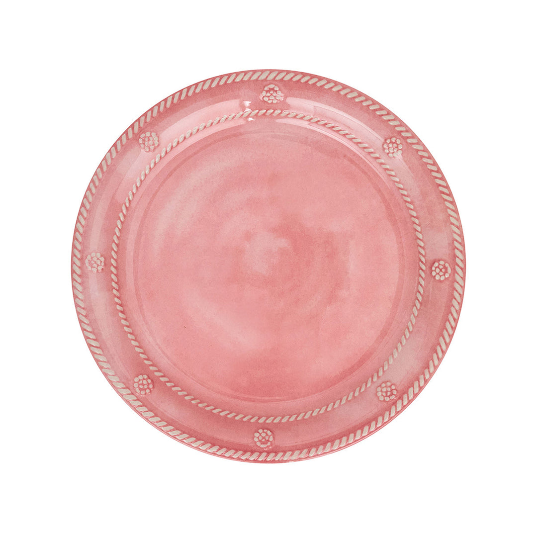 Berry &amp; Thread Melamine Dessert/Salad Plate Set/4 - Coral