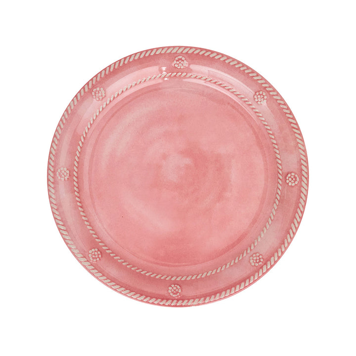 Berry &amp; Thread Melamine Dessert/Salad Plate Set/4 - Coral