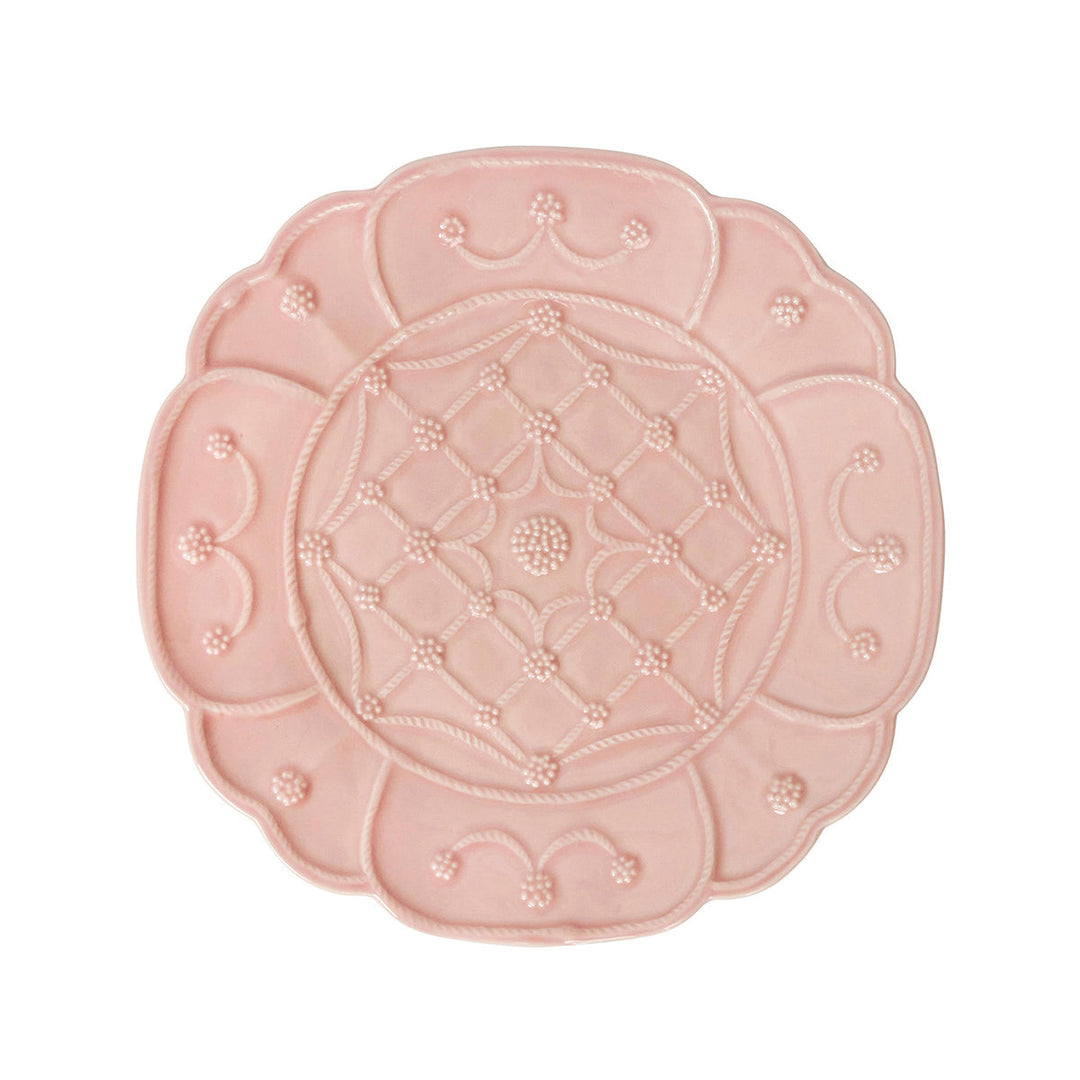 Jardins Du Monde Dessert/Salad Plate Assorted Set/4 - Blush