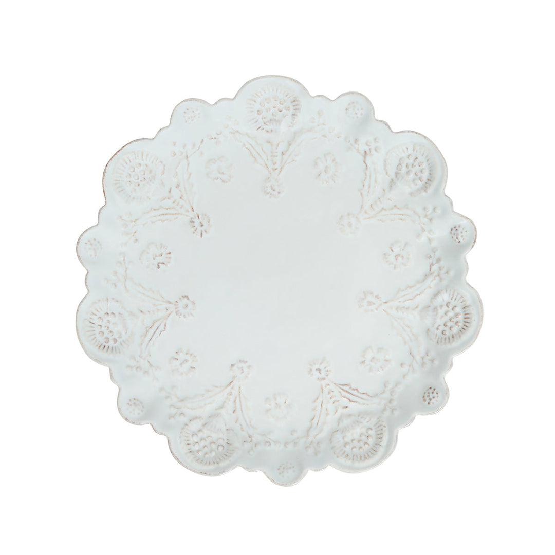 Berry &amp; Thread Thistle Dessert/Salad Plate - Whitewash
