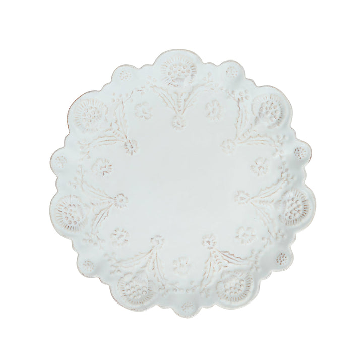 Berry &amp; Thread Thistle Dessert/Salad Plate - Whitewash
