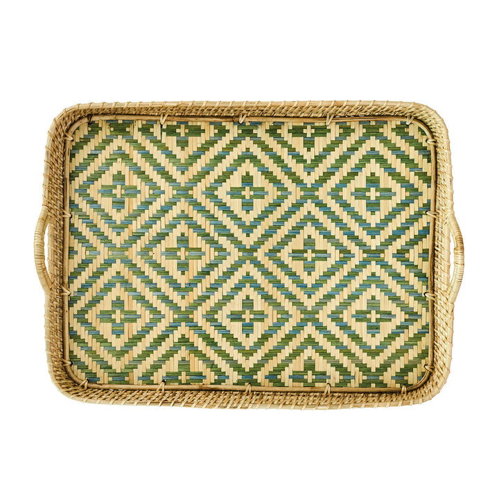 Villa Seville 21" Tray - Chambray