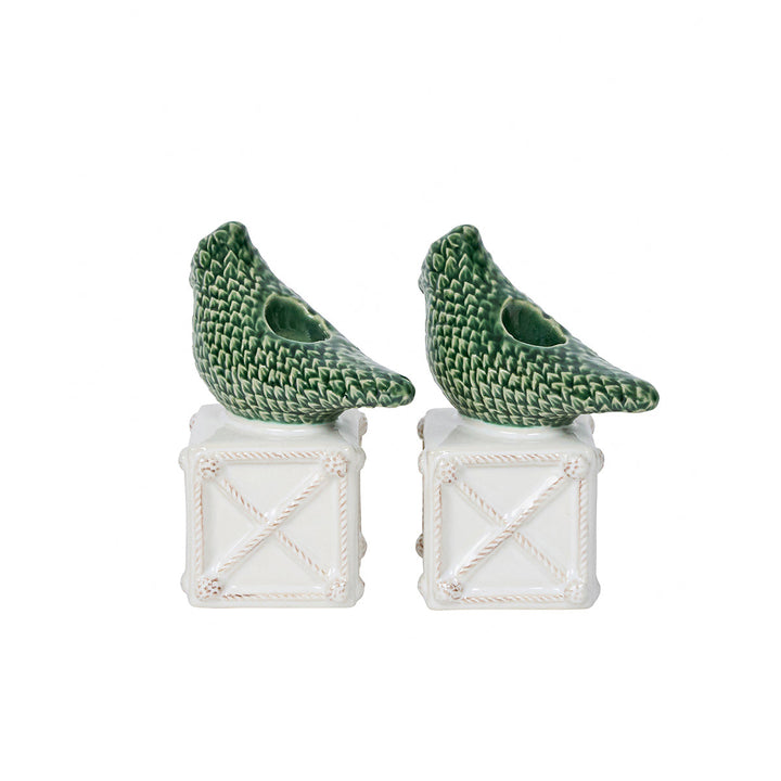 Berry &amp; Thread Bird Topiary Candlestick Set/2 - Multi