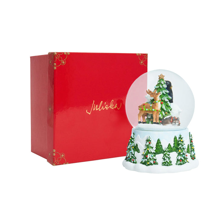 Berry &amp; Thread North Pole Animal Snow Globe