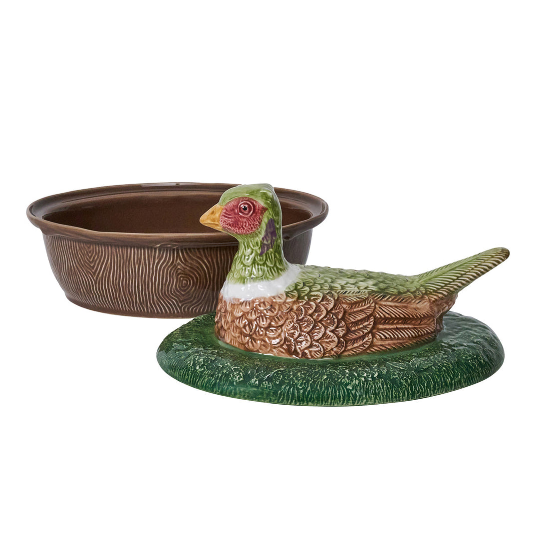 Forest Walk Pheasant Baker with Lid - Multi