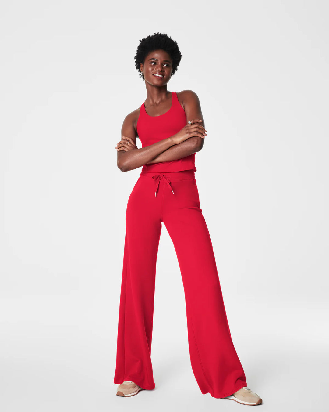 Spanx® Airessentials Wide Leg Pant (Spanx Red)
