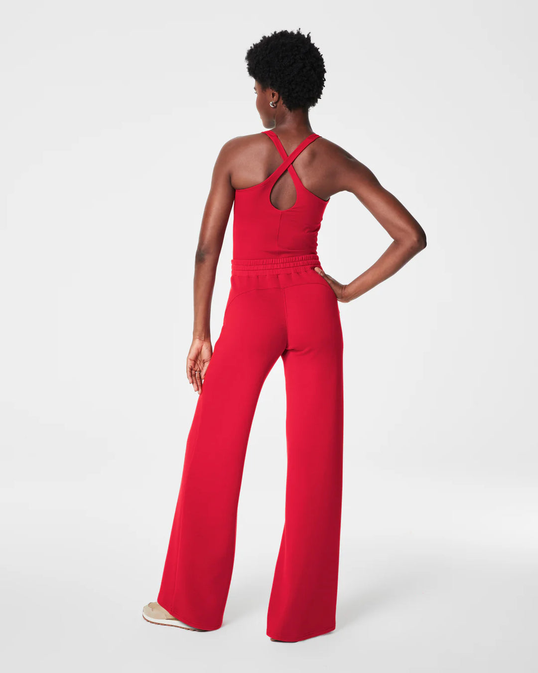 Spanx® Airessentials Wide Leg Pant (Spanx Red)