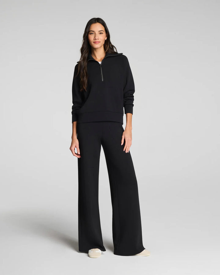 Spanx® Airessentials Wide Leg Pant (Very Black)