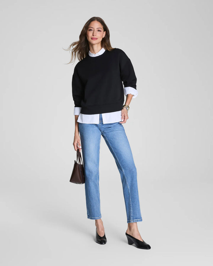 Airessentials Luxe Crew Neck (very black)