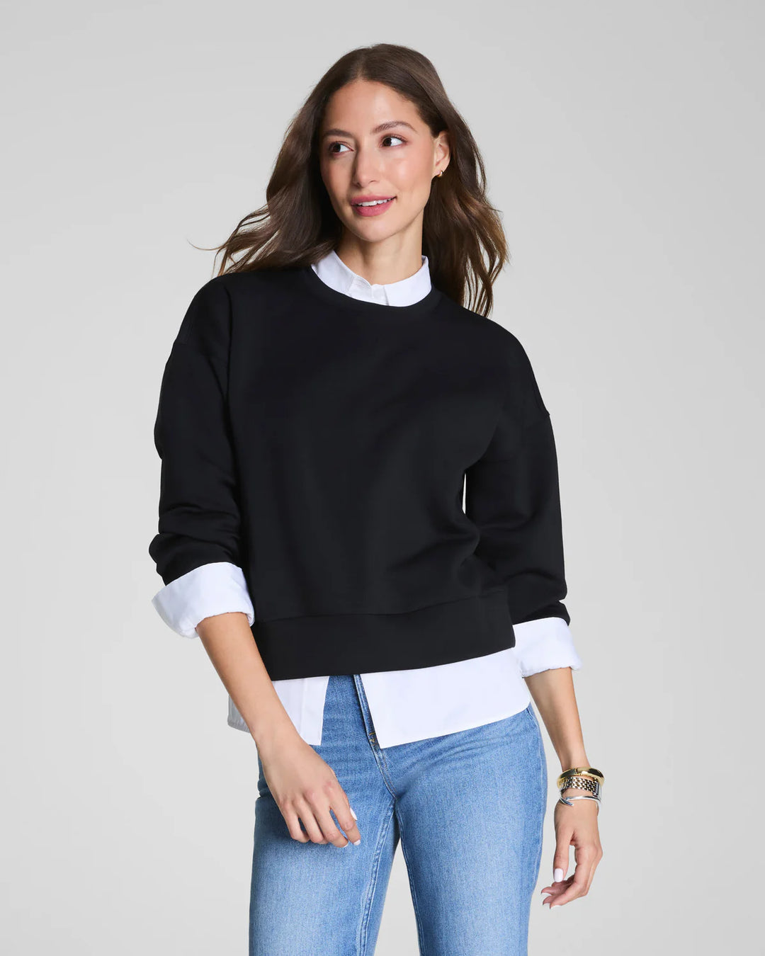 Airessentials Luxe Crew Neck (very black)
