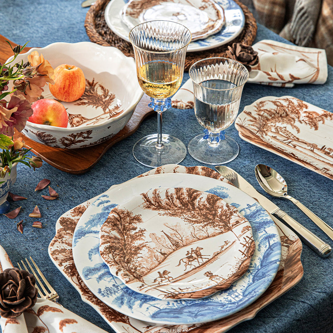 Country Estate Harvest 10" Serving Bowl - Sepia