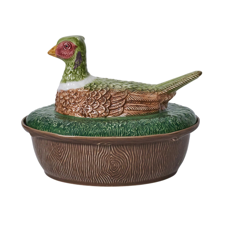 Forest Walk Pheasant Baker with Lid - Multi