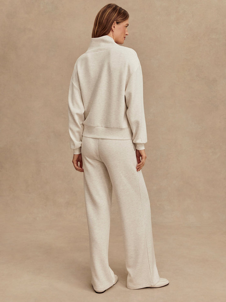 The Wide Leg Pant 28 (Ivory Marl)